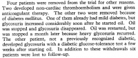 1966 development of diabetes (glucosuria) in oil group in rose corn oil trial.png